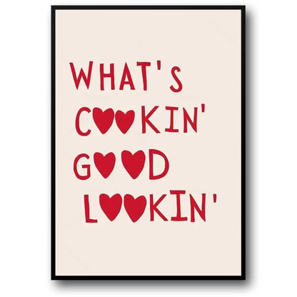 Minimalist Kitchen Art | What's Cookin Good Lookin