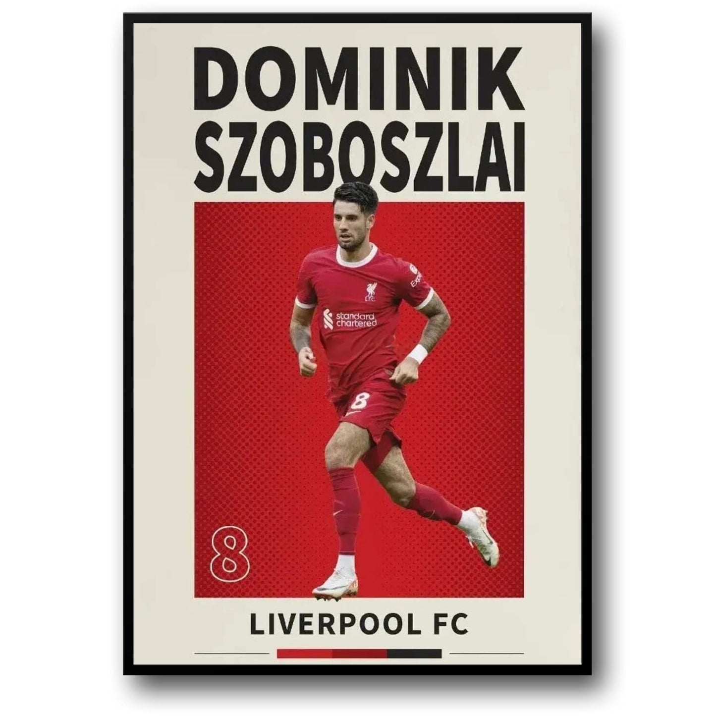 Dominik Szoboszlai | Famous Football Players Poster | Soccer Art | Sports Wall Decor