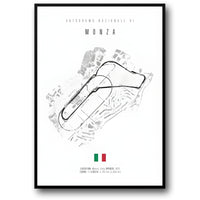 MONZA CIRCUIT LAYOUT