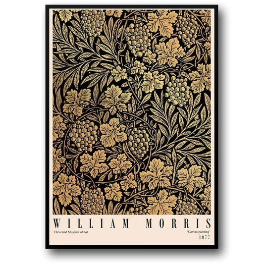 William Morris | 1877 Floral Design | Vintage Decor