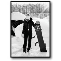 CHANEL SNOWBOARDING STYLE