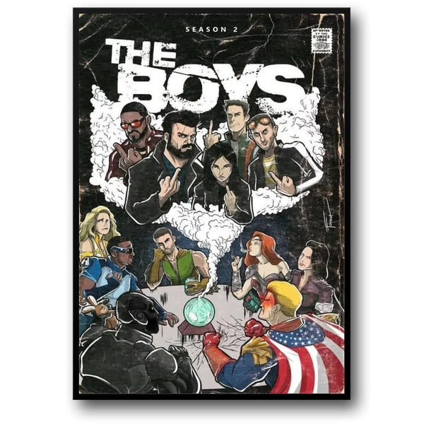 The Boys Season 2 Comic – Wall Of Art Studio