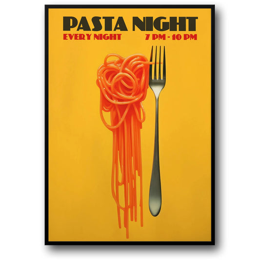 70s Pasta Night | Vintage Kitchen Art
