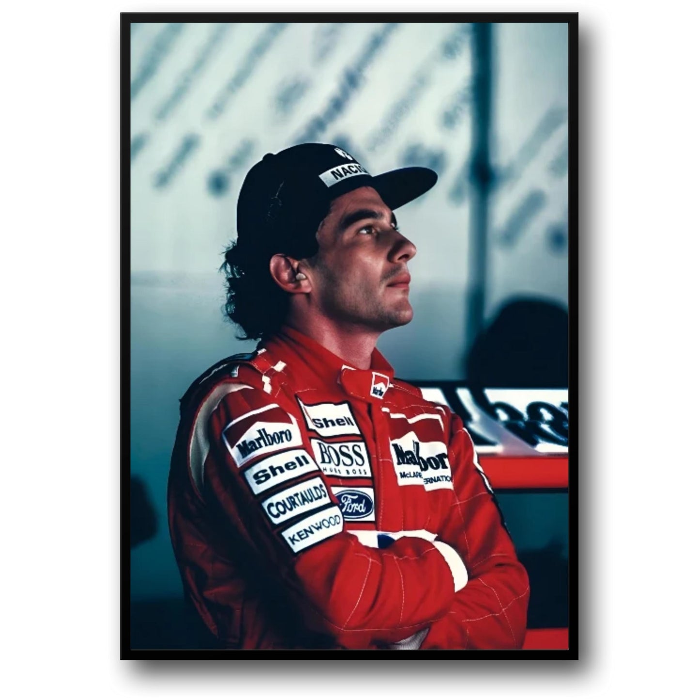 Ayrton Senna F1 Racing Driver Art