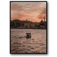 Galata Bridge Evening | Istanbul Cityscape | Twilight Waters