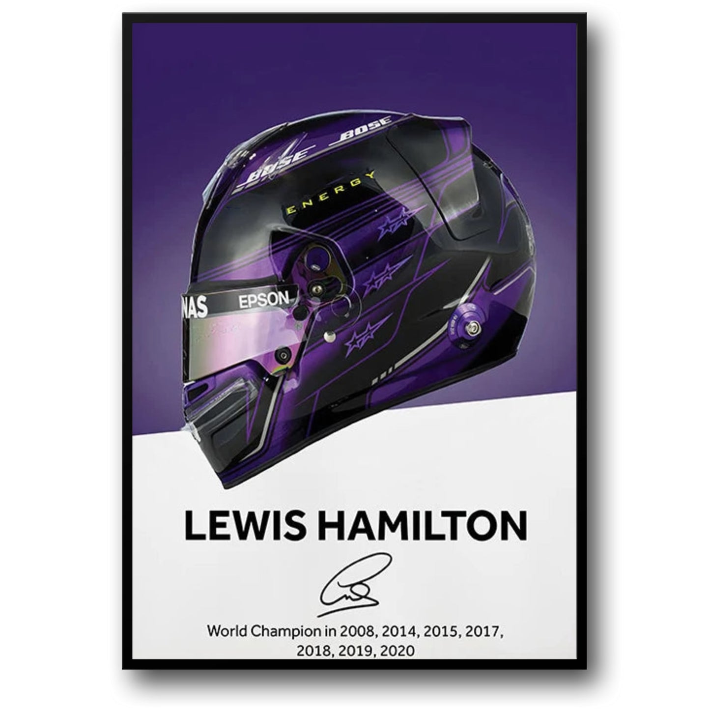 Formula 1 Helmet Canvas