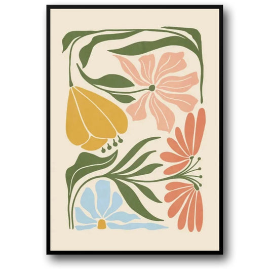 Minimalist Botanical Art | Nature's Palette