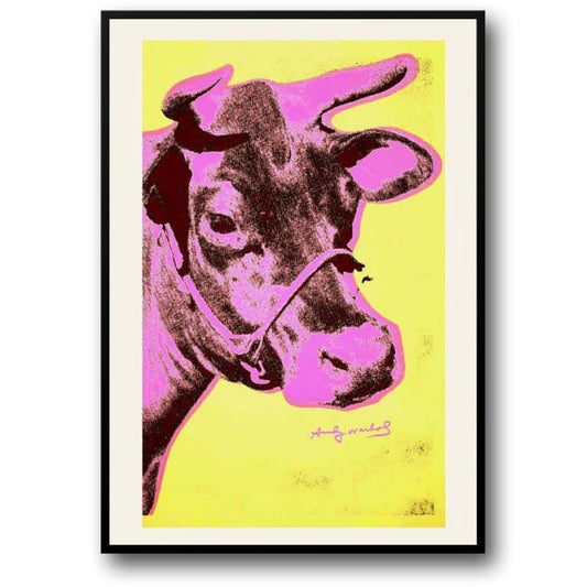 Andy Warhol | The Pink Bull | Vibrant Pop Art