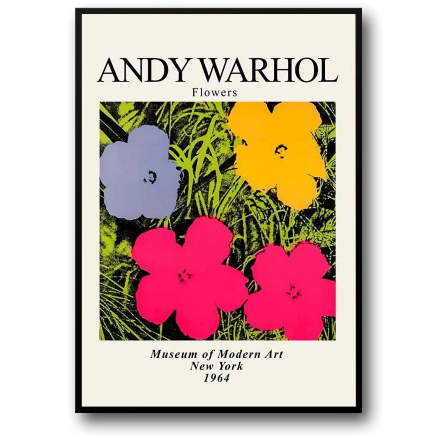 Andy Warhol | Vibrant Flowers 1964