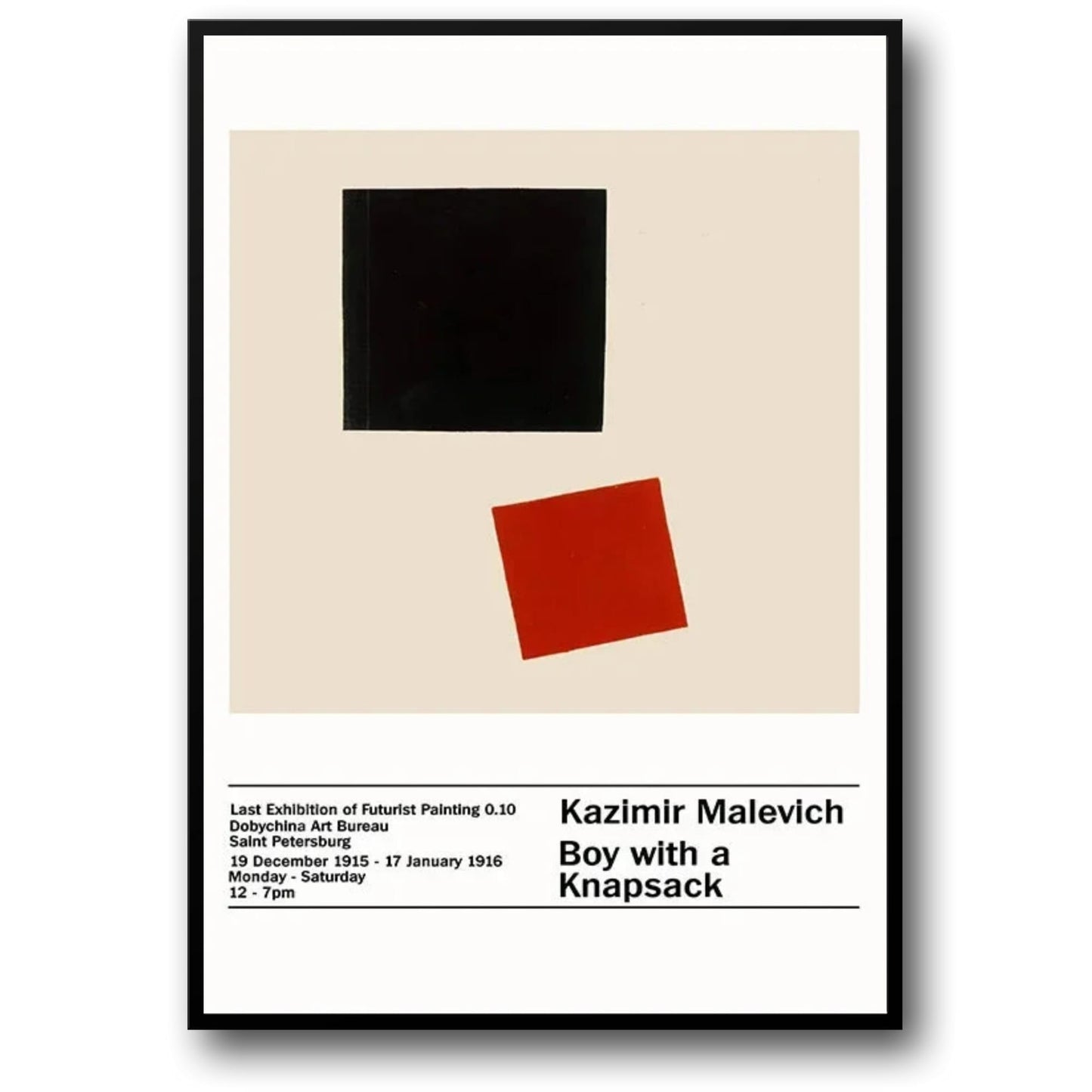 Kazimir Malevich | Boy With a Knapsack