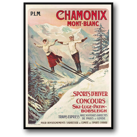 Chamonix Mont-Blanc | Vintage Ski & Horse Racing
