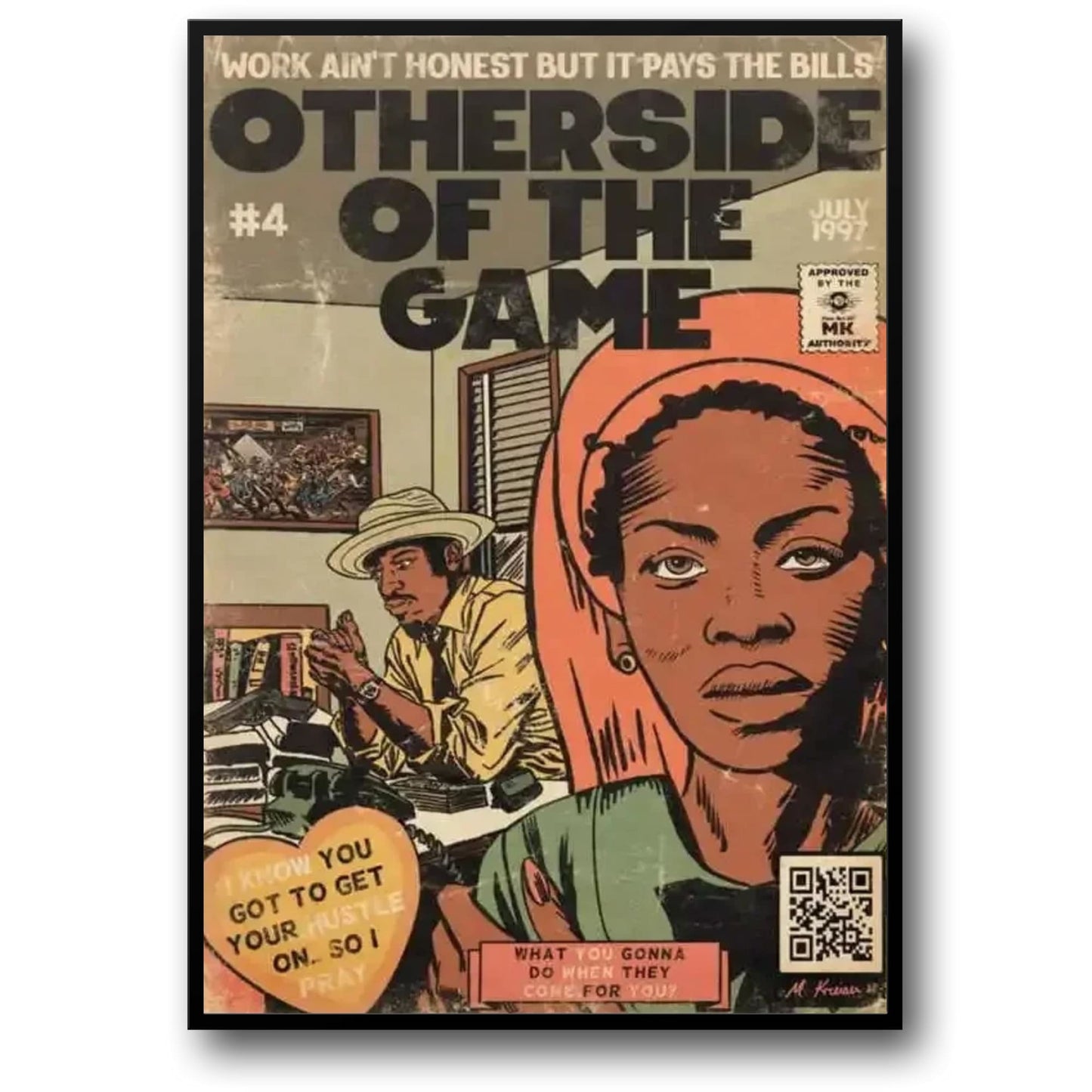 Erykah Badu | Otherside Of The Game | Music Comic Style
