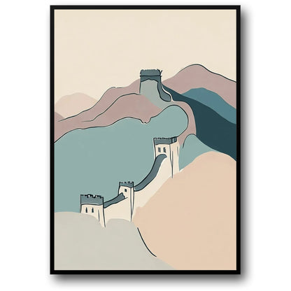 Great Wall of China | Minimalist Landscape