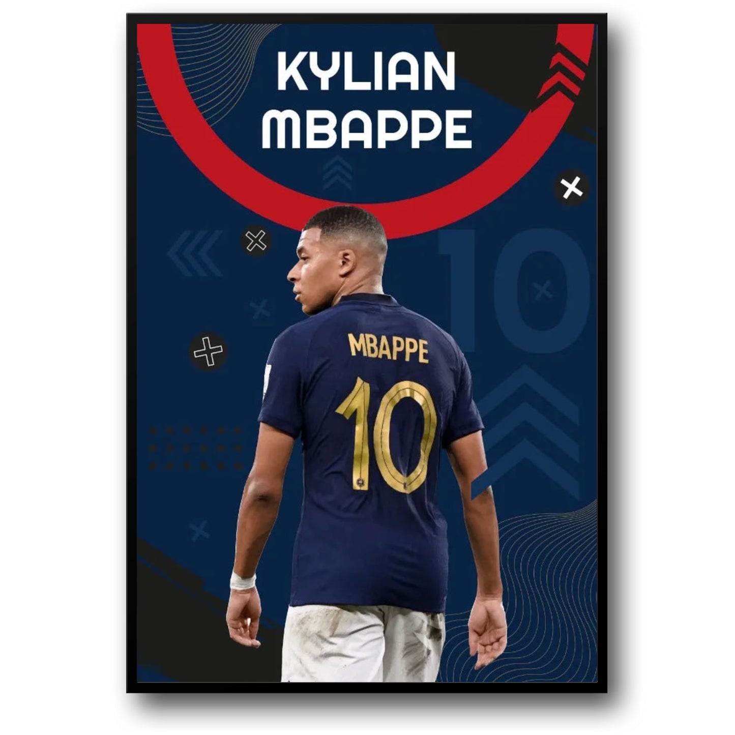 Kylian Mbappe #5 | Celebration |Sport Poster | The Speed, Skill, and Spirit of a Football Legend