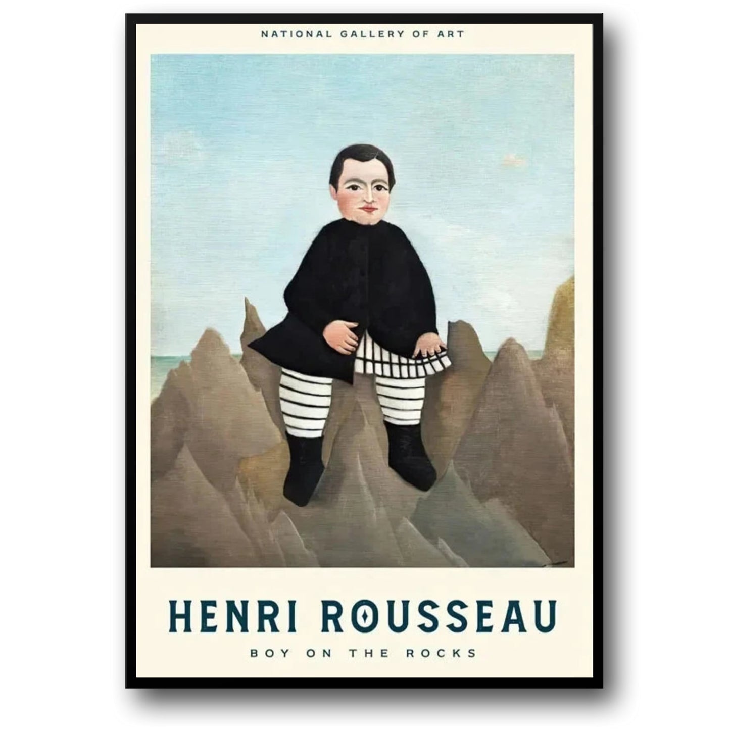 Henri Rousseau | Boy on The Rocks | Classic Art