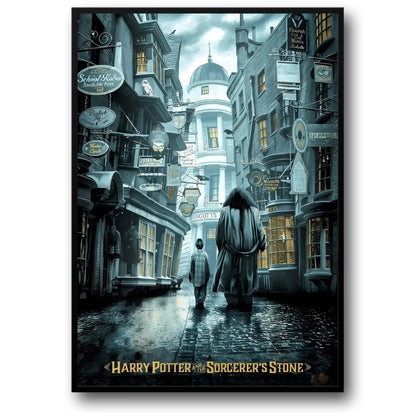 Harry Potter & Hagrid | Movie Art