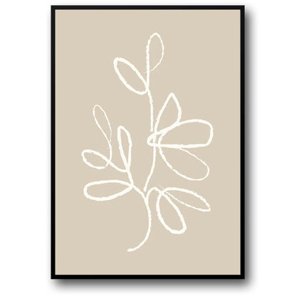 Organic Symmetry | Nature-Inspired Artwork Poster | Minimalist Home Decor | Wall Art | Geometric Design