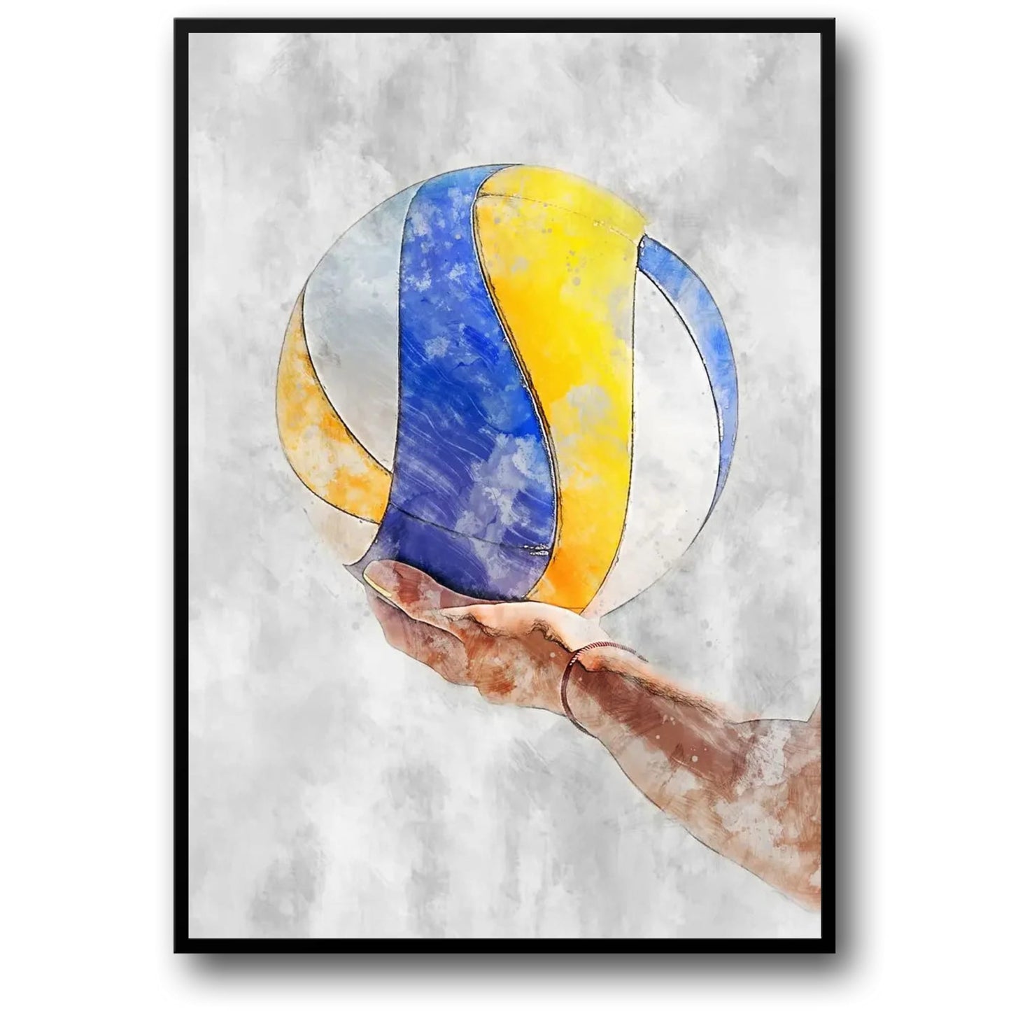 Volleyball Poster | Celebration of Sport | Passion and Perseverance | Wall Art Decor