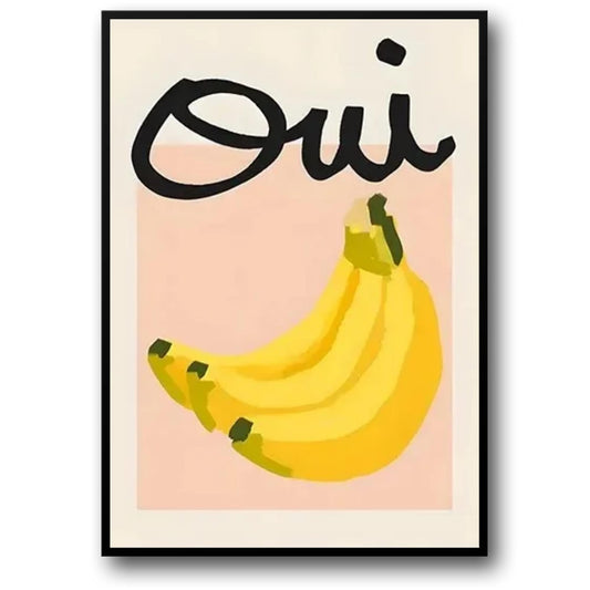 Tropical Delight | Oui to Bananas | Vibrant Fruit Art