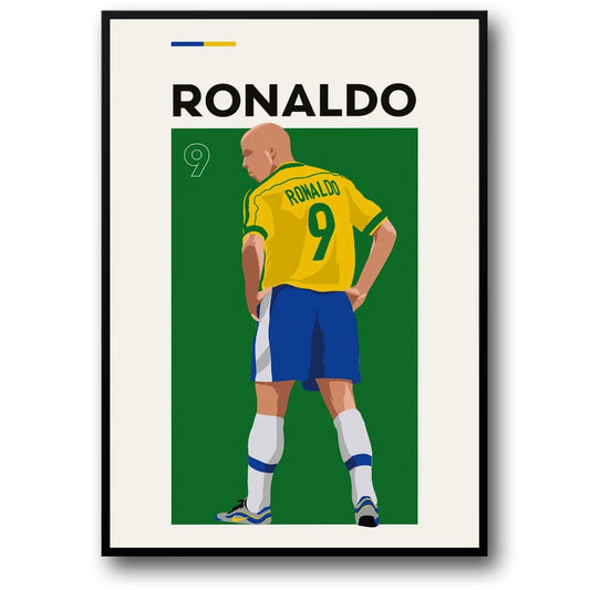 Ronaldo | Football Icon Poster | Sports Enthusiast Decor | Home & Garden Artwork