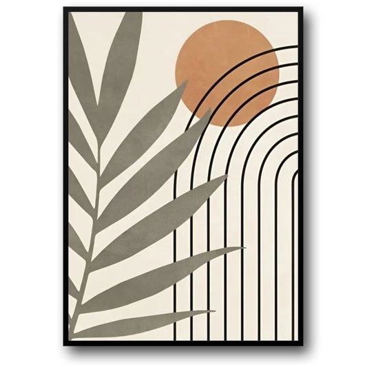Sunset Harmony Poster | Minimalist Wall Art | Home Decor | Tranquil Scenery | Visual Artwork | Modern Design | Living Room | Bedroom | Office Decor