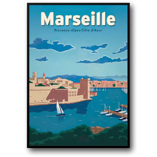 Marseille Cityscape | French Riviera Urban Art