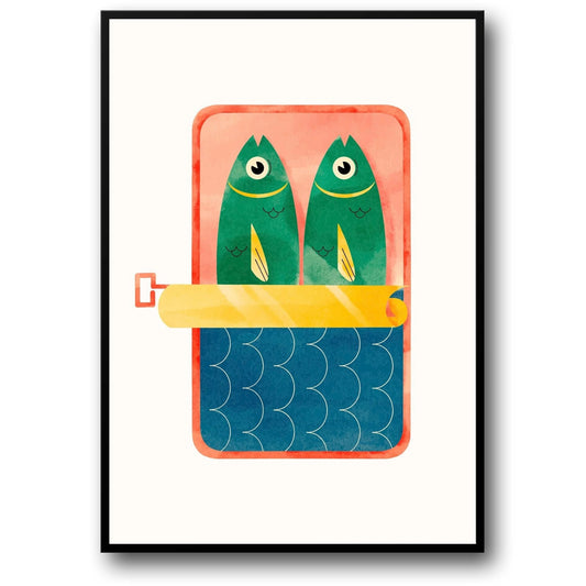 La Sardine Rouge | Stylish Artwork Poster