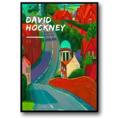 David Hockney | Twisty Road Art Print | Premium Quality Poster for Home Decor | Artistic Wall Decoration
