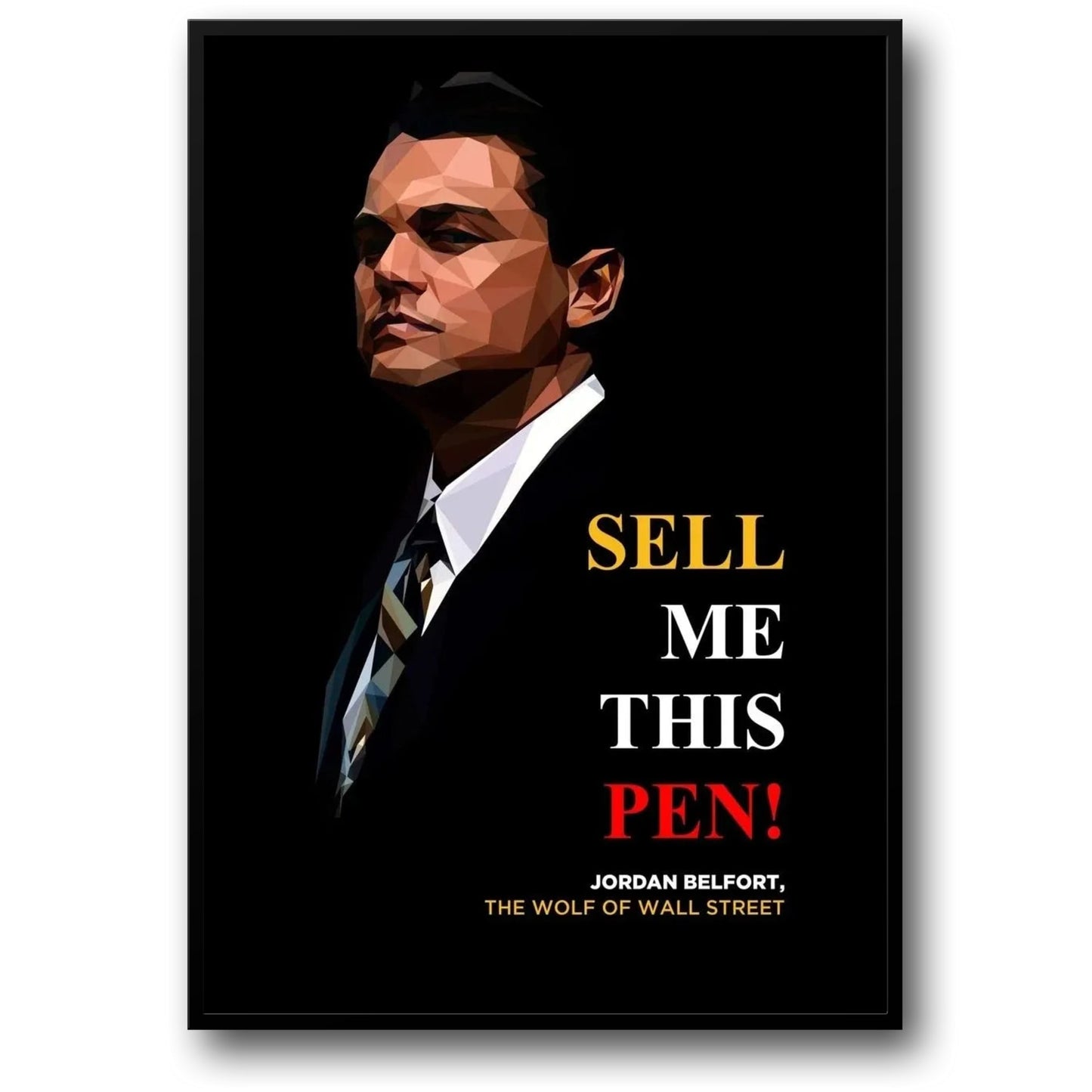 Leonardo DiCaprio | Wolf of Wall Street Canvas