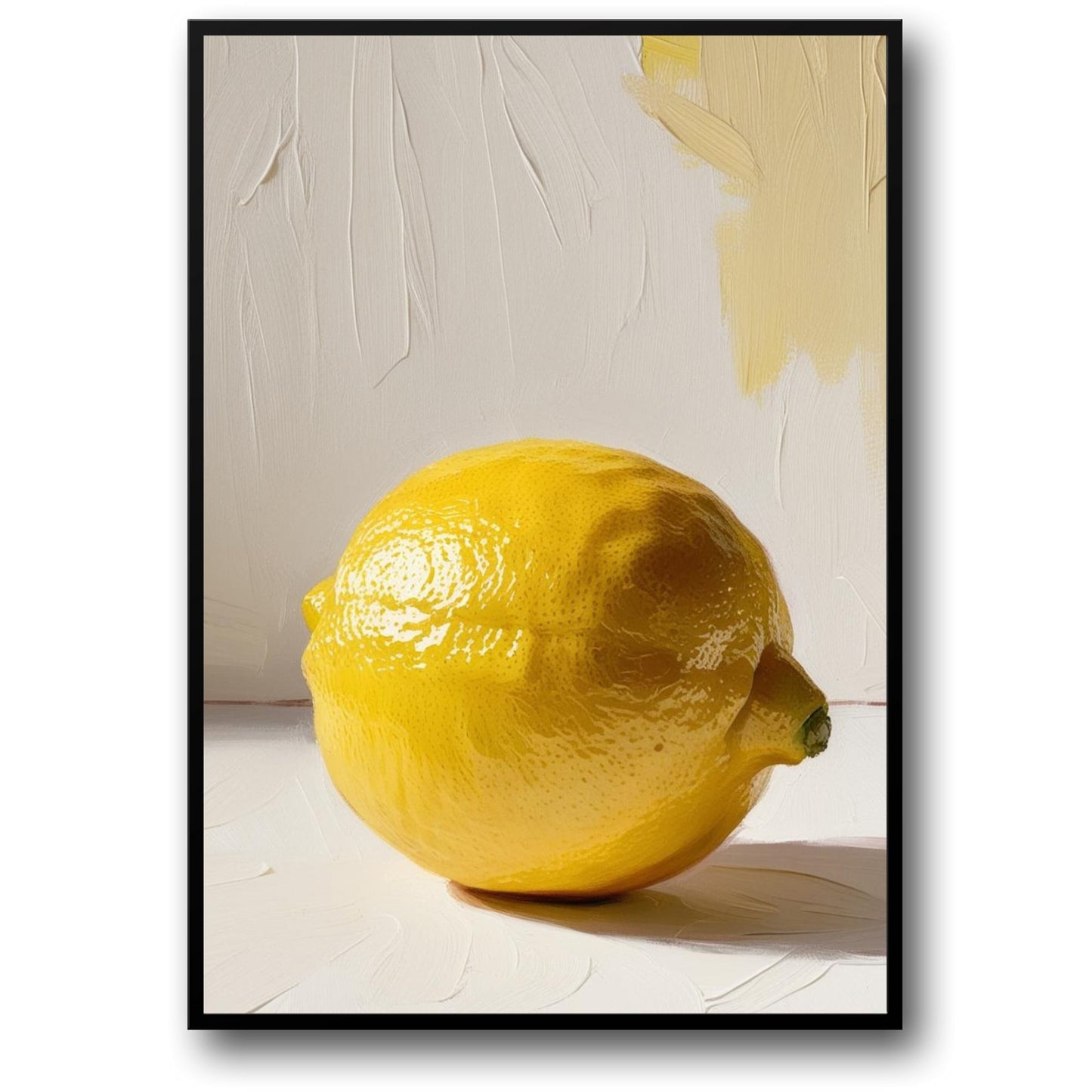 Fresh Lemon | Abstract Citrus Art