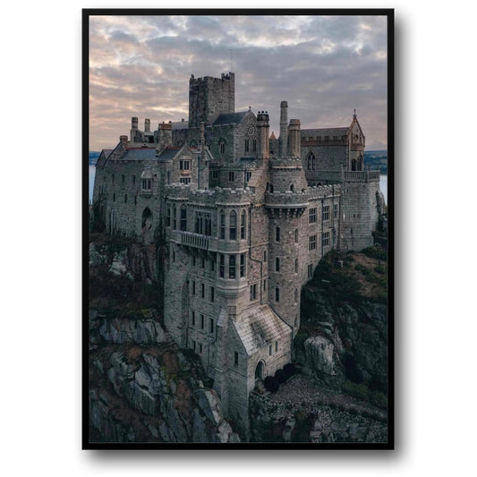 Majestic Carn Brea Castle | 1379 | European Landmark | Cornwall | Stunning Architecture | Historical Poster