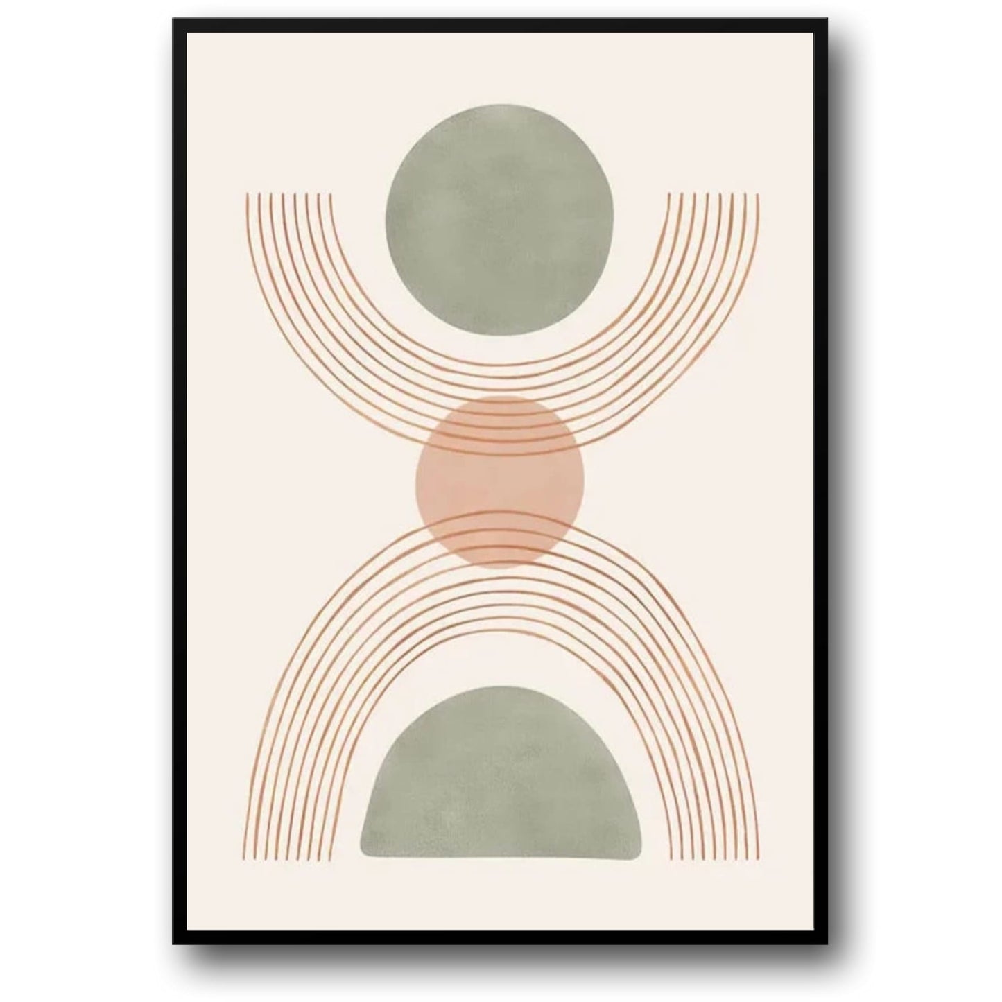 Balanced Abstract Art | Modern Geometric Design Poster | Wall Decoration for Home & Office Decor