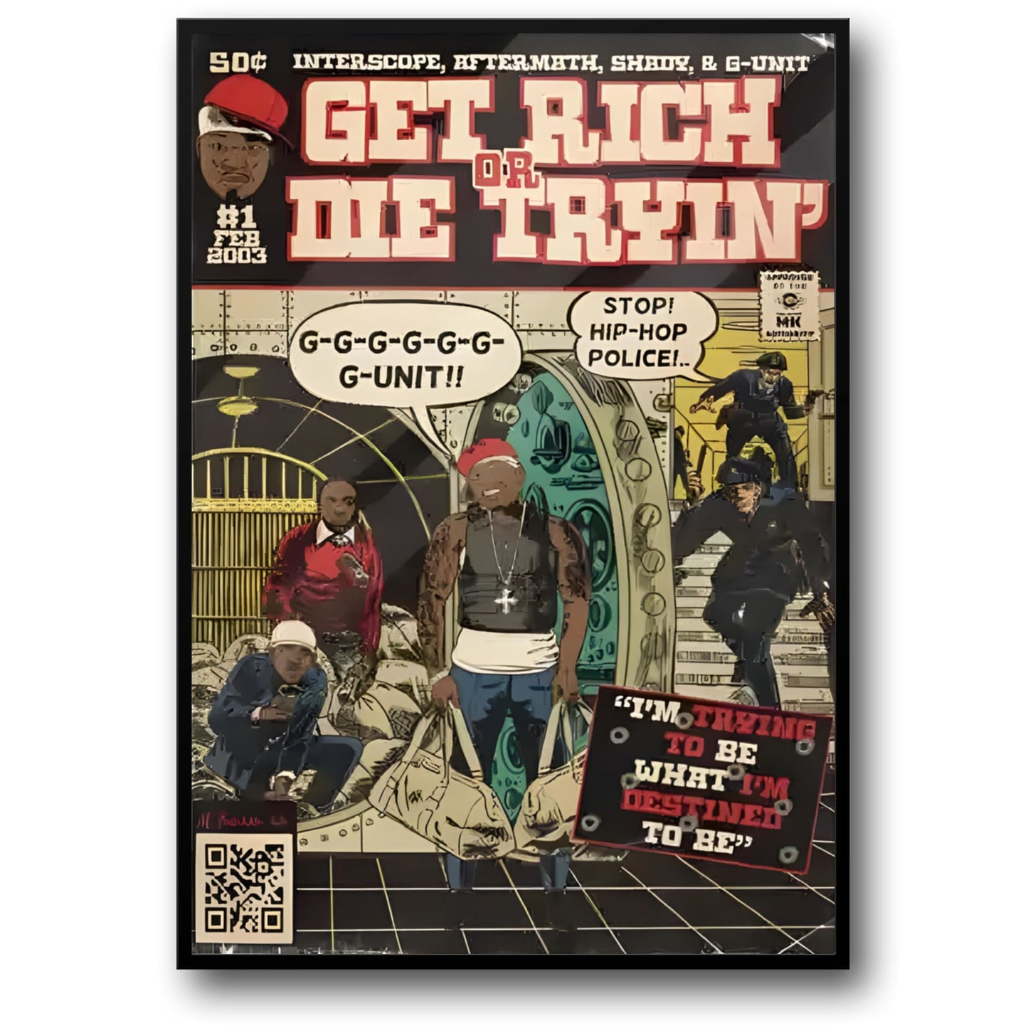 Music Comic | 50 Cent | Get Rich Or Die Tryin'