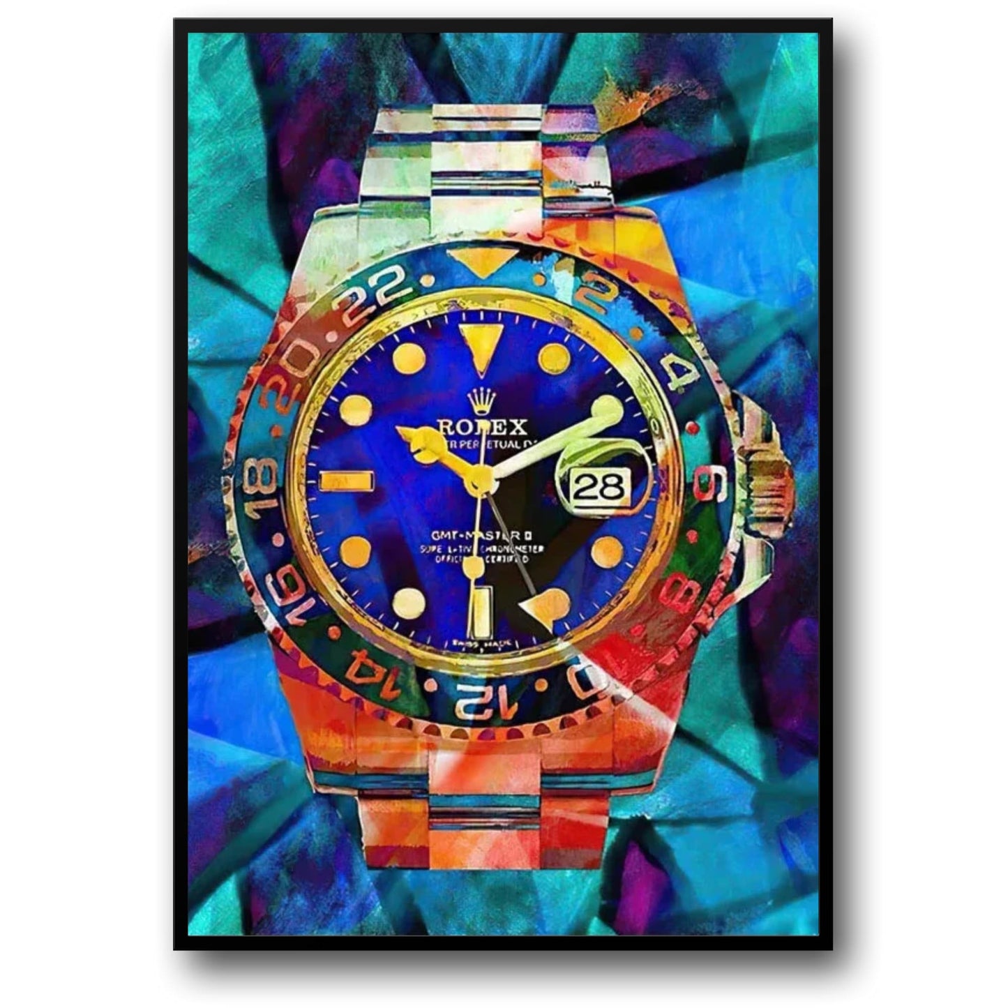 Graffiti Rolex Timepiece | Urban Art