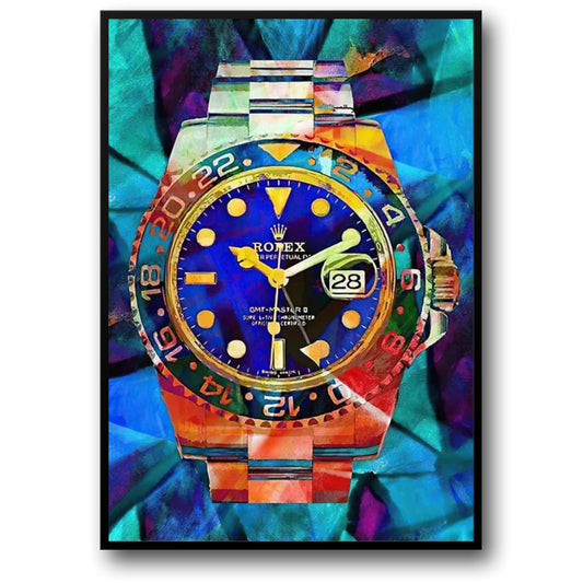 Graffiti Rolex Timepiece | Urban Art