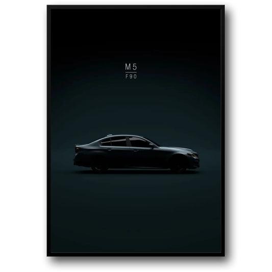 BMW M5 | Automotive Legend Tribute Poster | Home Decor Artwork