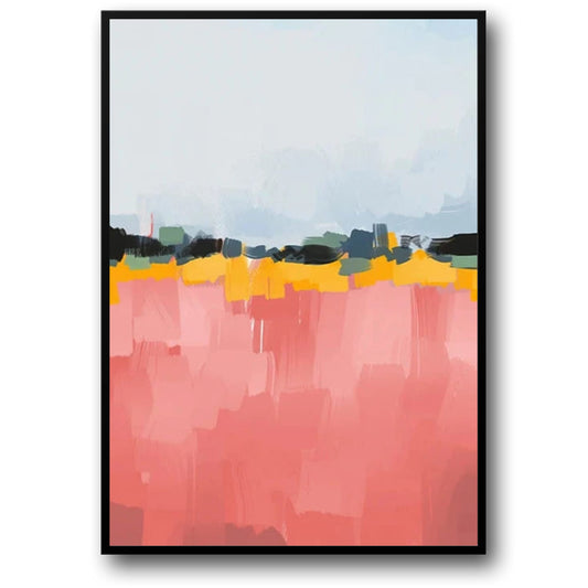 Twisted Terrain Abstract Art | Colorful Modern Poster | Home Decor Wall Art | Graphic Design Artwork Print | Contemporary Visual Artwork