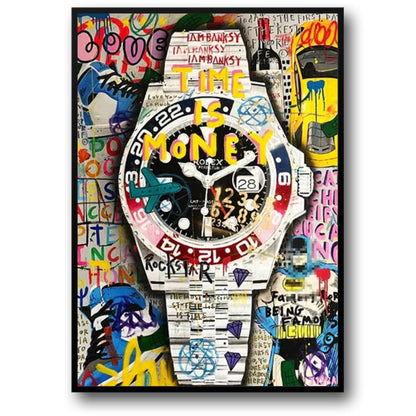 Pepsi Rolex Graffiti | Modern Vibrant Art