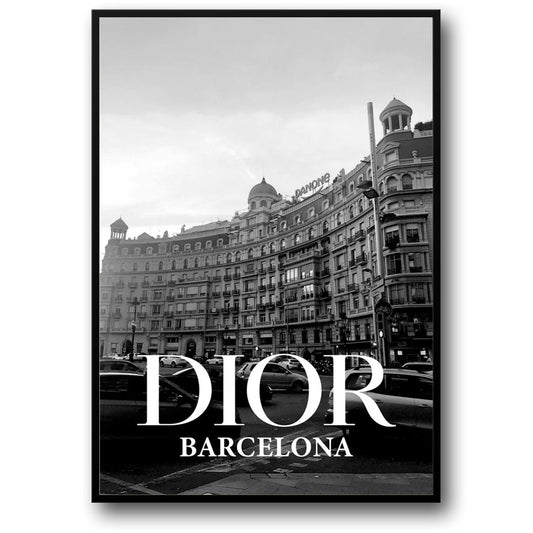 Dior Barcelona | Vibrant and Artistic Fashion Scene | Dior Posters That Captivate