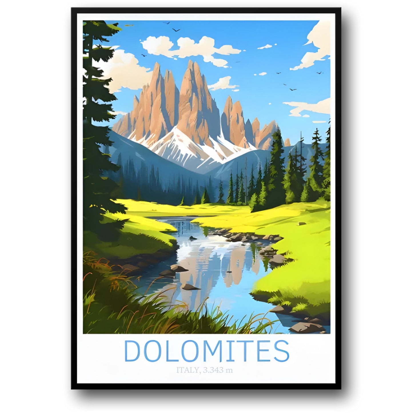 The Dolomites | Scenic Landscape Art