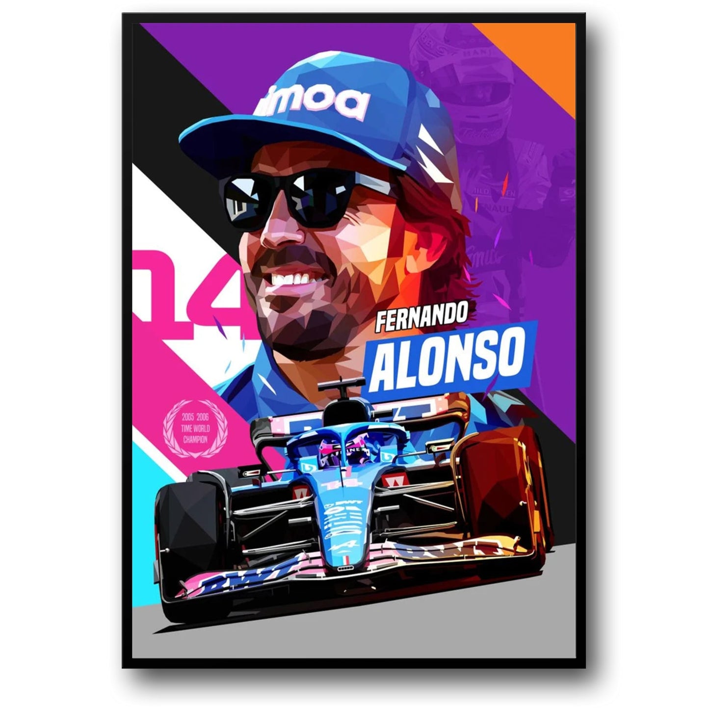 Fernando Alonso | F1 Helmet Art