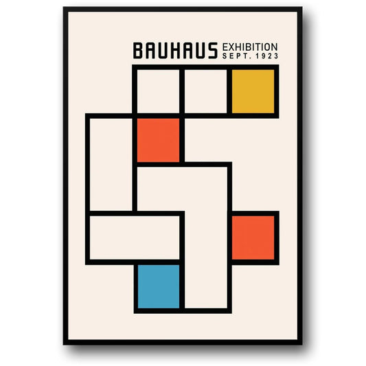 Bauhaus 1923 | Cubism Exhibition | Abstract Geometric Design