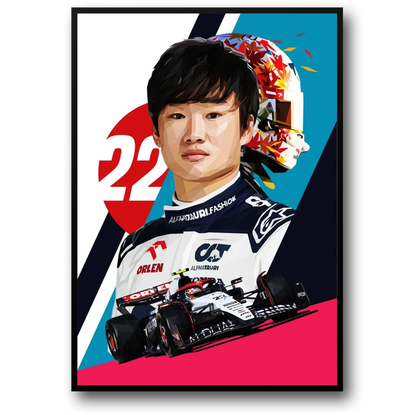 Yuki Tsunoda | F1 Racer Helmet