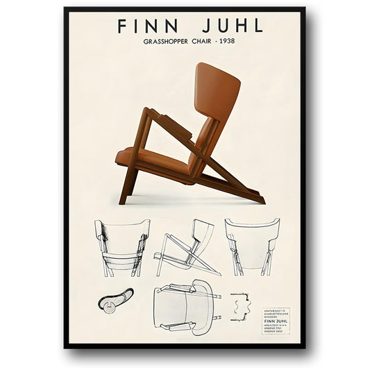 Bauhaus | Finn Juhl Grasshopper Chair | Mid-Century Modern