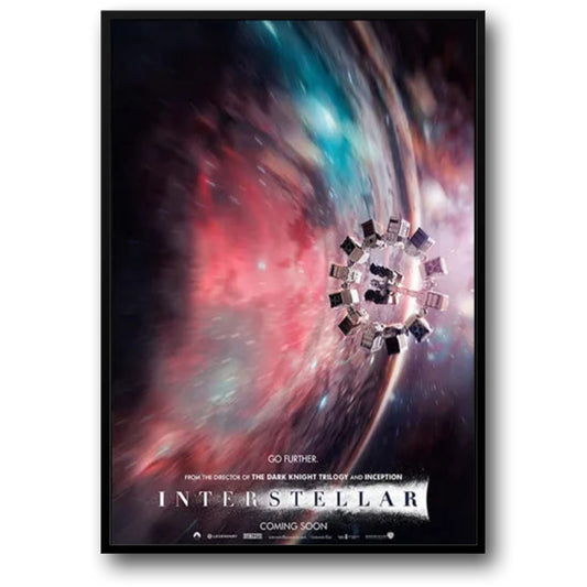 Nordic Style | Interstellar Movie | Space Sci-Fi Canvas