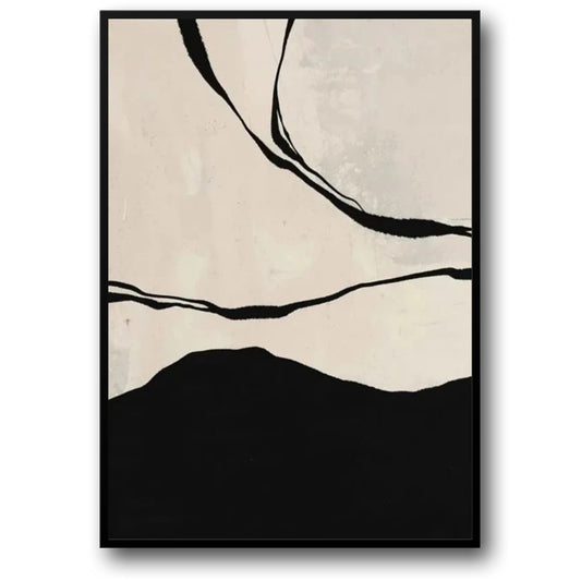 Minimalist Abstract Art | Ethereal Horizons Poster | Modern Wall Decor | Home & Office Artwork | Contemporary Visual Art