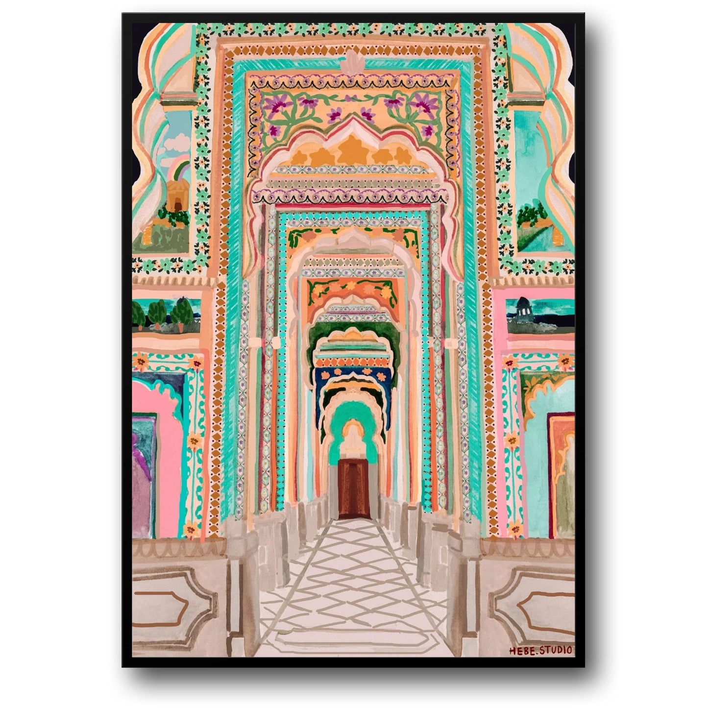 Abstract India Landscape