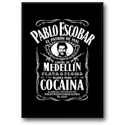 Pablo Escobar | Vintage Whiskey Label Art