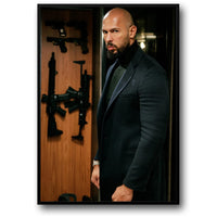 ANDREW TATE: SUIT & GUNS