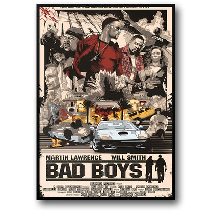 BAD BOYS | Will Smith | Movie Poster